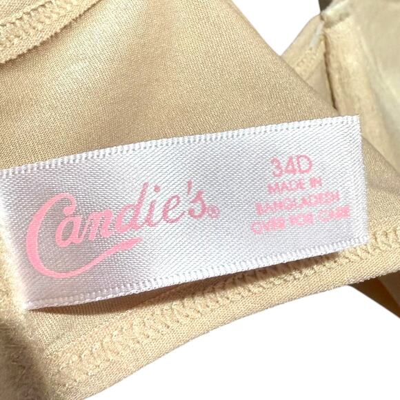 NWT Candies intimates nude adjustable strap wired bra 34D - Picture 6 of 7